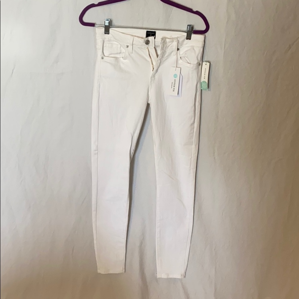 Just Black White Skinny Jeans